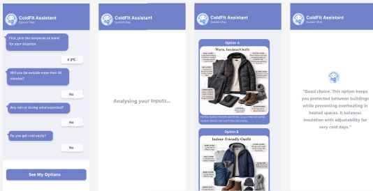 Image-dominant recommendation output in guided mode